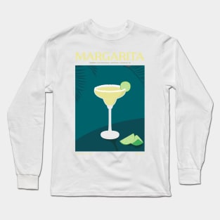 Margarita Cocktail Long Sleeve T-Shirt